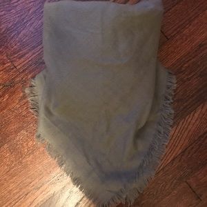 Grey blanket scarf